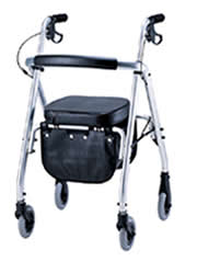 ROLLATOR 4 RUEDAS ASIENTO Y CESTA